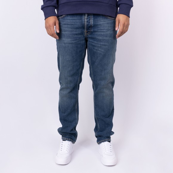 Nudie Jeans Mens Blue Solid Ollie Jean