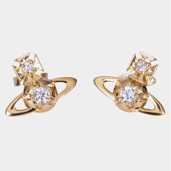 Vivienne Westwood Womens White Lee Orb Earrings main image