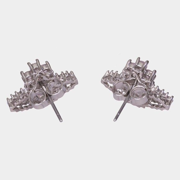 Vivienne Westwood Womens Silver Valentina Orb Earrings main image