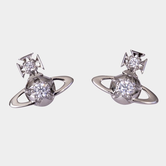 Vivienne Westwood Womens Silver Lee Orb Earrings main image