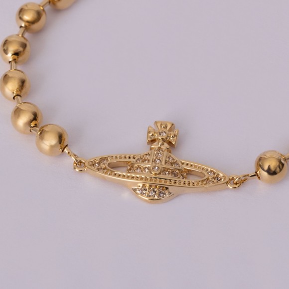 Vivienne Westwood Womens Gold Thames Mini Bas Relief Bracelet #3