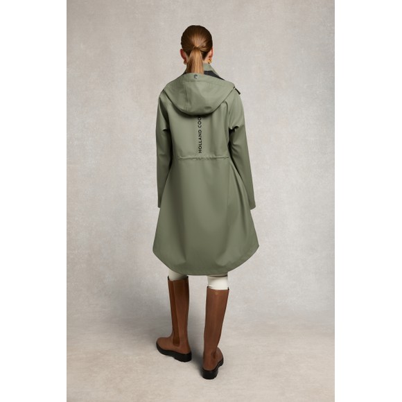 Holland Cooper Womens Green Chartwell Rain Parka main image