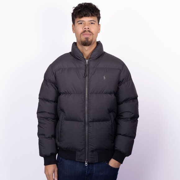 Polo Ralph Lauren Mens Black The Wyoming Ripstop Down Jacket main image