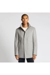 Remus Mens Grey Jacob Tailored Overcoat