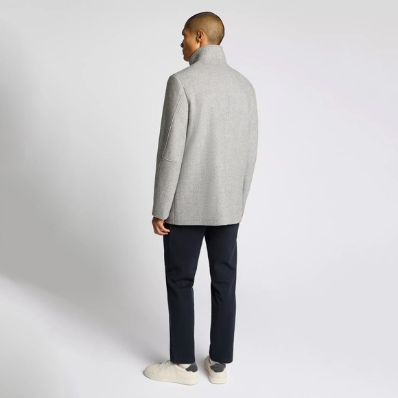 Remus Mens Grey Jacob Tailored Overcoat main image