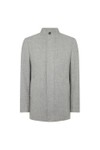 Remus Mens Grey Jacob Tailored Overcoat