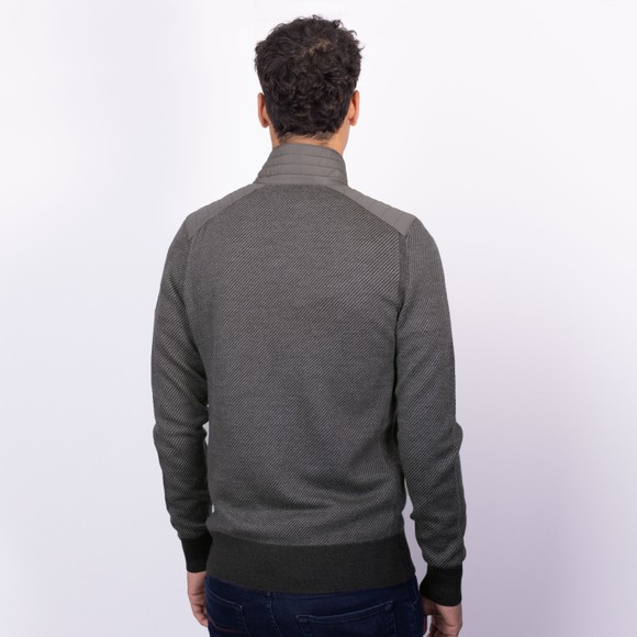 Belstaff Mens Grey Kilmington Quarter Zip Jumper main image