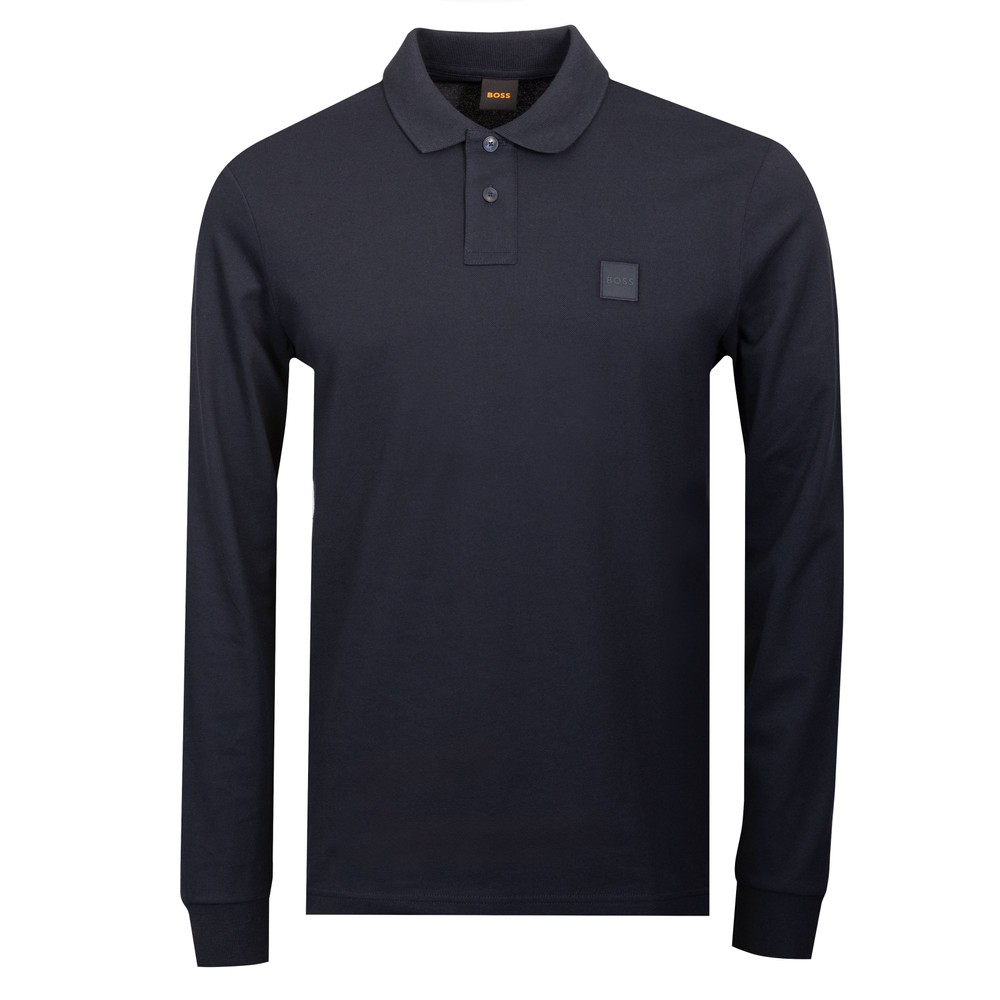 Casual Passerby Long Sleeve Polo Shirt Casual Passerby Long Sleeve Polo Shirt