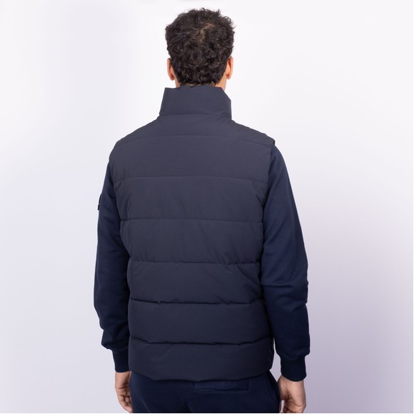 Sandbanks Mens Blue Clifftop Zip Pocket Gilet main image
