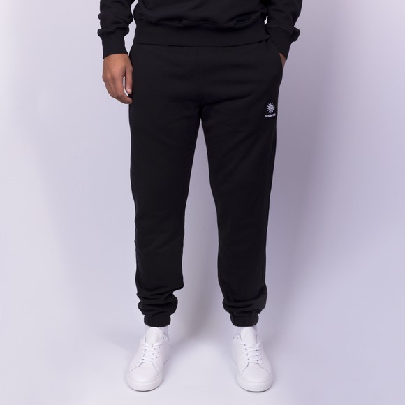 Sandbanks Mens Black Badge Logo Joggers main image
