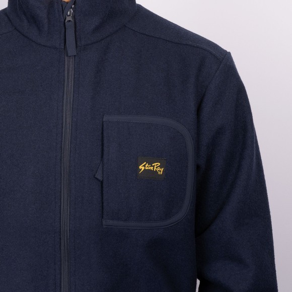 Stan Ray Mens Blue Wool Fleece Jacket main image