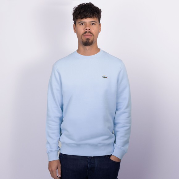 Lacoste Mens Blue Landscape Croc Fleece Sweatshirt main image