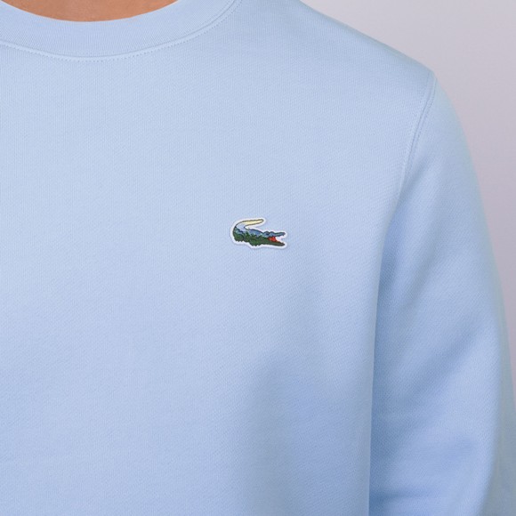 Lacoste Mens Blue Landscape Croc Fleece Sweatshirt main image