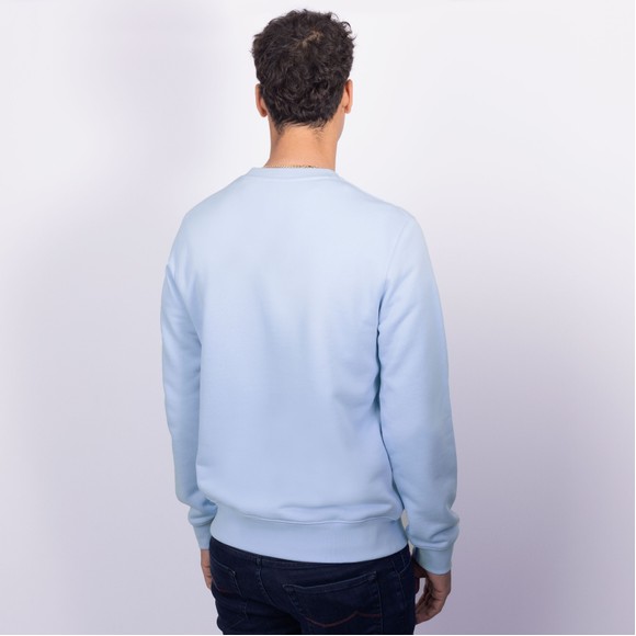 Lacoste Mens Blue Landscape Croc Fleece Sweatshirt main image