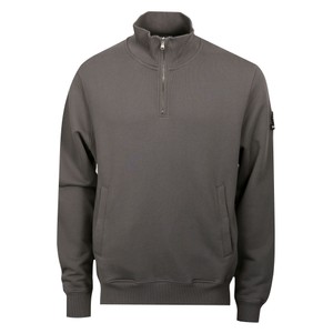 Badge Logo Half Zip Sweatshirt