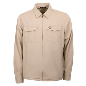 Twill Zip Through Overshirt