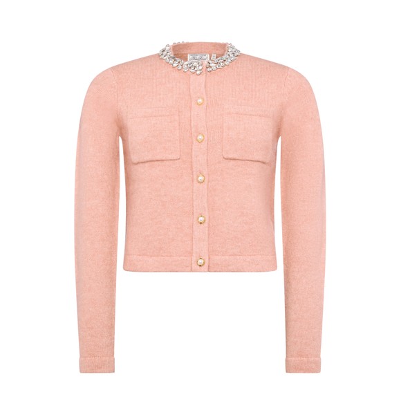 Holland Cooper Womens Pink Matilda Cardigan #1
