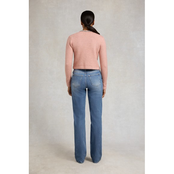 Holland Cooper Womens Pink Matilda Cardigan #4