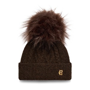 Sloane Cable Bobble Hat