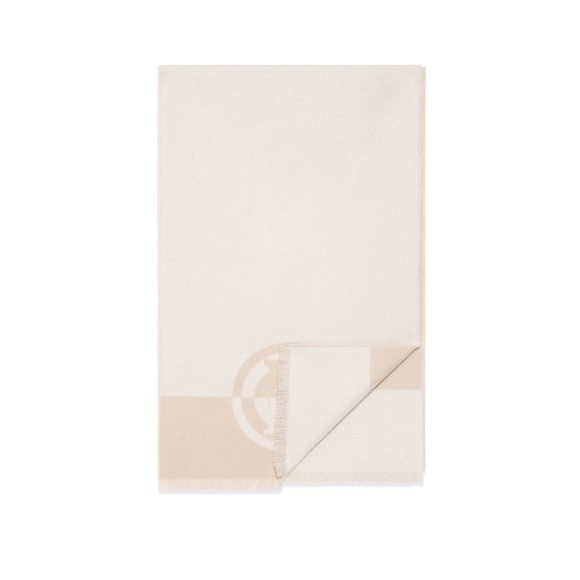 Holland Cooper Womens Off-White Jacquard Scarf #3