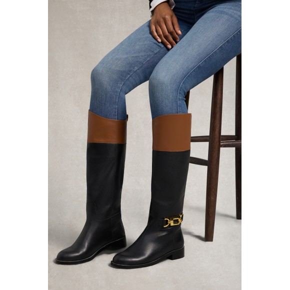 Holland Cooper Womens Black Bridle Boot main image