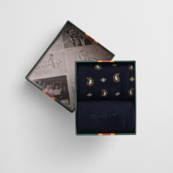 Paisley Socks 2 Pack Gift Box