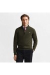 Gant Mens Green Superfine Lambswool Half Zip