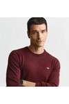 Gant Mens Purple Crew Neck Jumper