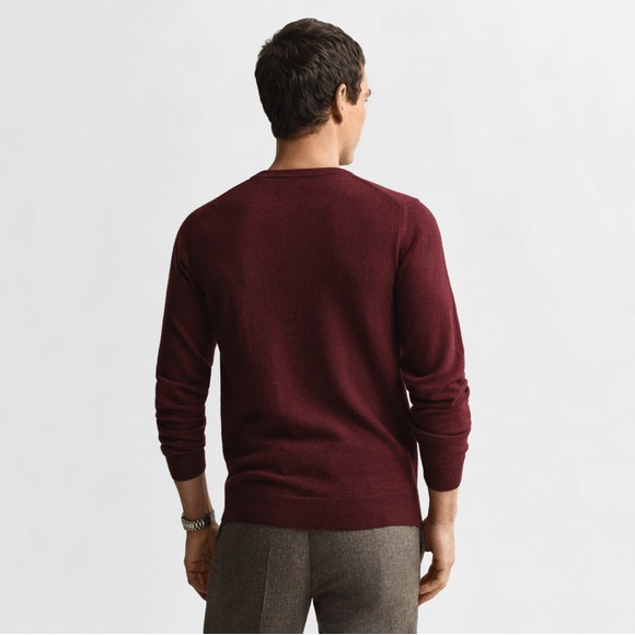 Gant Mens Purple Crew Neck Jumper main image