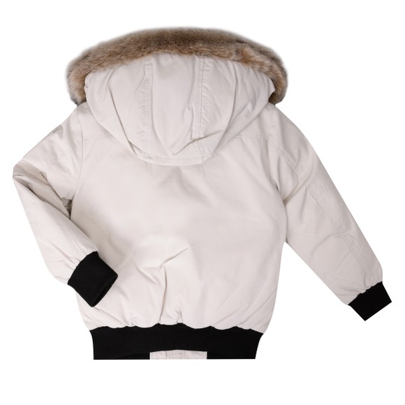 Moose Knuckles Girls Off-White Unisex Bomber Neoshear #3