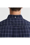 Gant Mens Blue Classic Poplin Check Shirt
