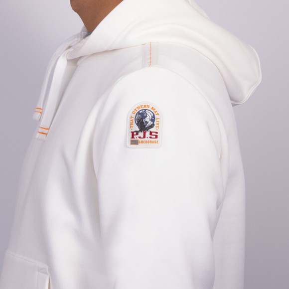 Parajumpers Mens White Everest Hoody #2
