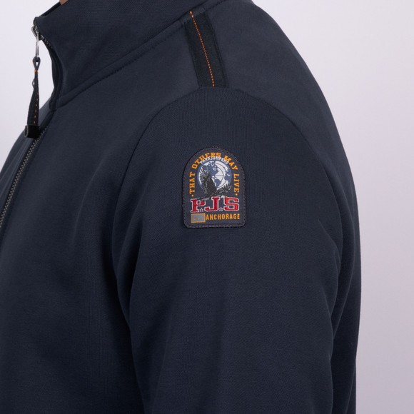 Parajumpers Mens Blue Broad Peak Half Zip Sweatshirt #2