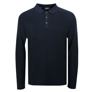 Eastern Bush Knitted Long Sleeve Polo Shirt