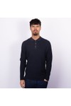 Rodd & Gunn Mens Blue Eastern Bush Knitted Long Sleeve Polo Shirt