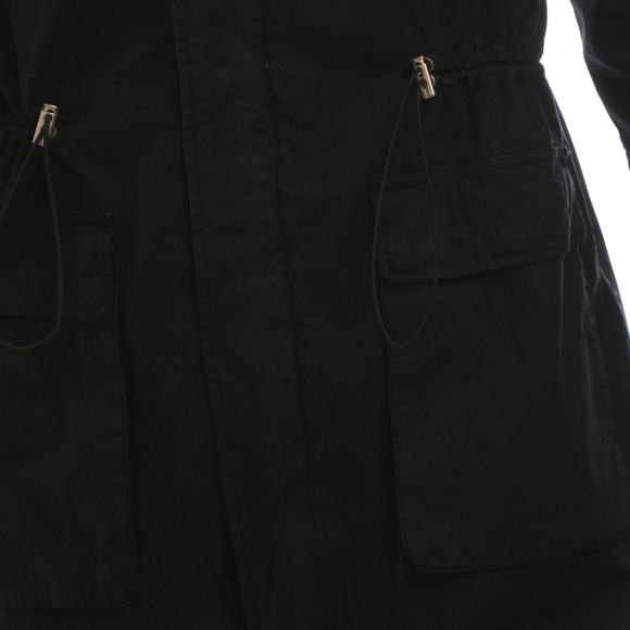 Pretty Green (Black Label) Mens Blue Pretty Green Lightweight Hooded Parka main image