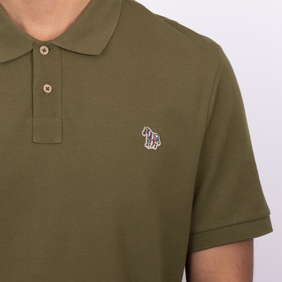 PS Paul Smith Mens Green Zebra Polo Shirt #3