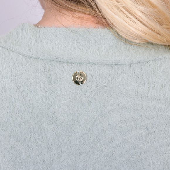 Rino & Pelle Womens Grey Isarea Short V Neck Cardigan #4