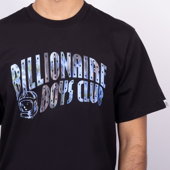 Billionaire Boys Club Mens Black Bayou Fill Arch Logo T-Shirt #3