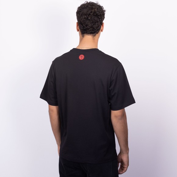 BBC Icecream Mens Black Tiger Stripe Running Dog T-Shirt #4