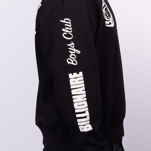 Billionaire Boys Club Mens Black Multi Print Crewneck Sweatshirt #5