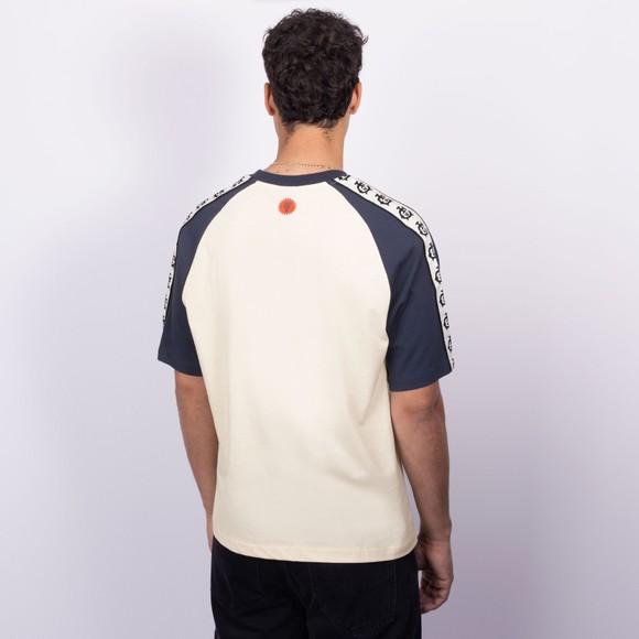 BBC Icecream Mens Beige Team IC Raglan T-Shirt #4