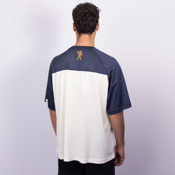 Billionaire Boys Club Mens Blue World College Mesh Football Shirt #4