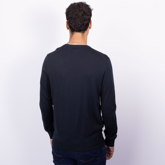 Polo Ralph Lauren Mens Blue Merino Wool Crew Neck Jumper #4