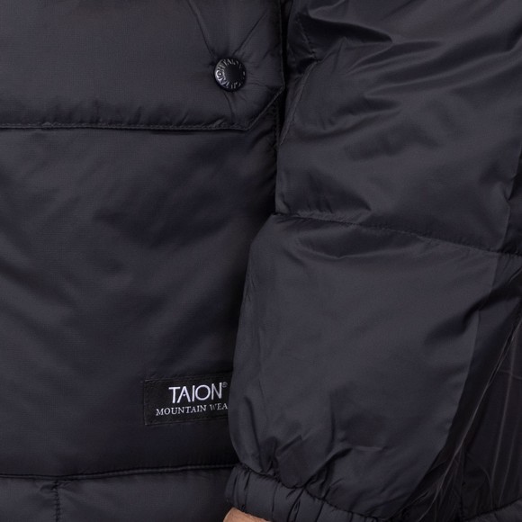 Taion Mens Black Mountain Packable Volume Down Hooded Jacket #3