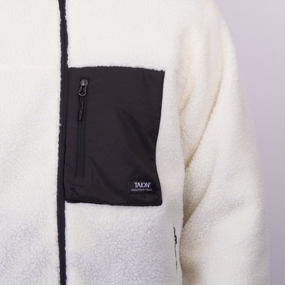 Taion Mens White Mountain Fleece Jacket #3