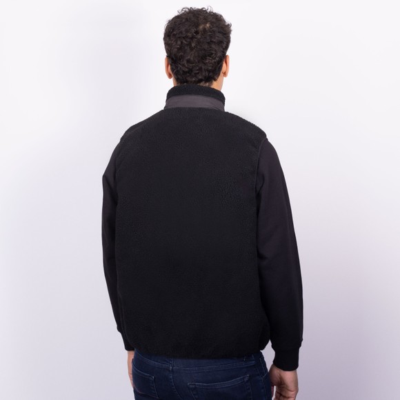 Taion Mens Black Mountain Fleece Gilet #4