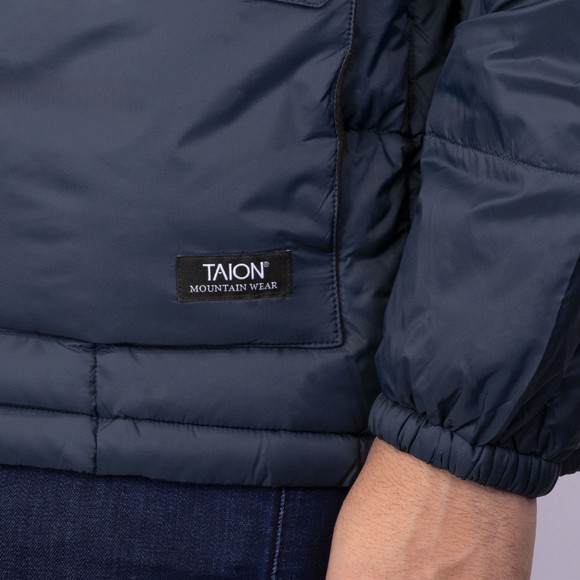 Taion Mens Blue Mountain Packable Volume Down Hooded Jacket #3