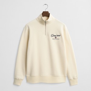Graphic Half Zip Sweatshirt