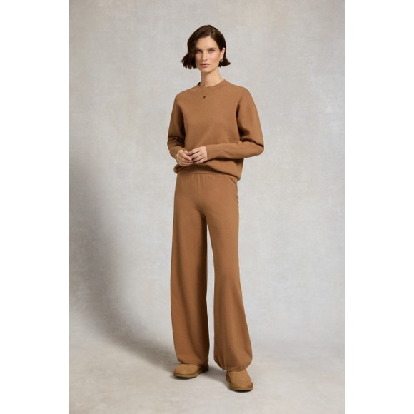 Holland Cooper Womens Beige Maria Crew Neck Knit Jumper #3